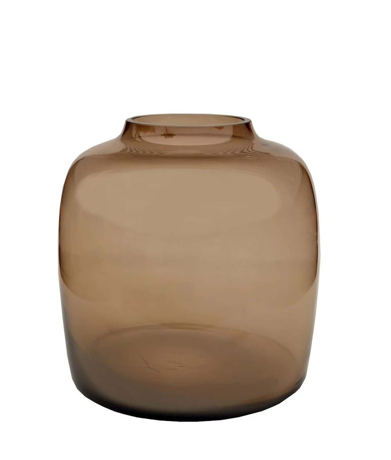 Vase Bartica "L" taupe satiné