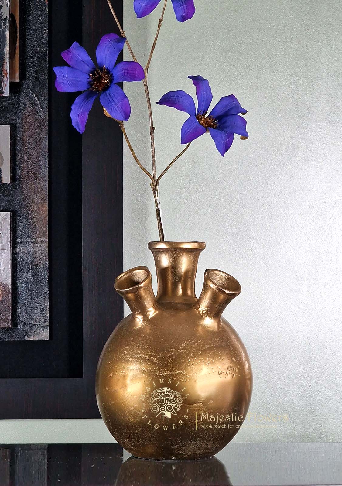 Vase tulipe Bronze