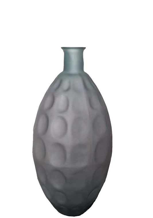 Vase "Dune" gris/mat