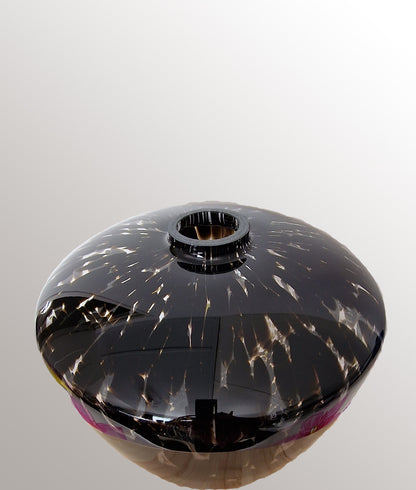 Vase imprimé tigre noir